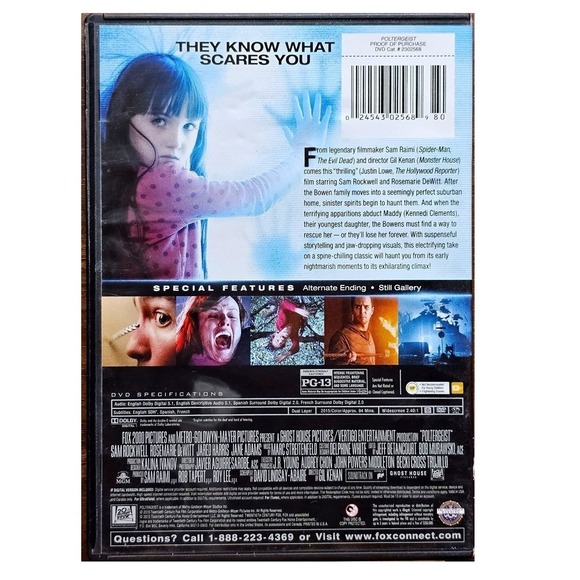 Poltergeist 2015 Remake DVD Horror Thriller Movie PG-13 - Picture 2 of 6